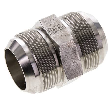 JIC Doppelnippel UN 1-7/8''-12 Edelstahl 100bar (1405.0psi)