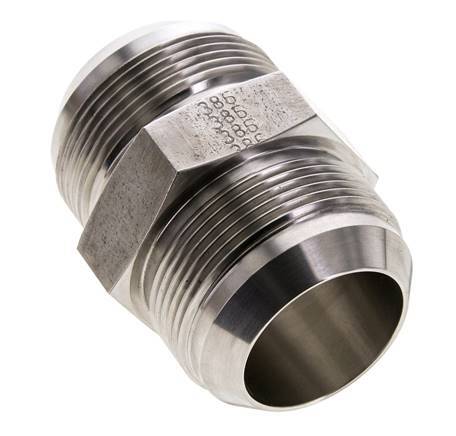 JIC Doppelnippel UN 1-7/8''-12 Edelstahl 100bar (1405.0psi)