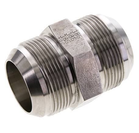 JIC Doppelnippel UN 1-7/8''-12 Edelstahl 100bar (1405.0psi)