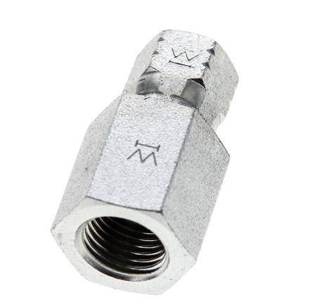 JIC-Verschraubung G1/4'' x UNF 7/16''-20 Innengewinde Stahl 310bar (4355.5psi)
