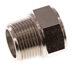 Verlängerung mit Gewinde 3/4'' R Außengewinde x Rp Innengewinde Messing vernickelt 16bar (224.8psi)