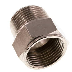 Verlängerung mit Gewinde 3/4'' R Außengewinde x Rp Innengewinde Messing vernickelt 16bar (224.8psi)