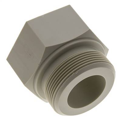 Verlängerung mit Gewinde G2'' Außengewinde x Innengewinde Polypropylen (pp) 10bar (140,5psi) FDA 70mm Sechskant