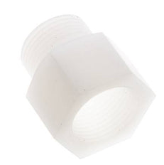 Verlängerungsgewinde G1'' männlich x weiblich PVDF 10bar (140.5psi) FDA 43mm Sechskant