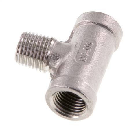 Tee Fitting R1/4'' Male x Rp1/4'' Female 16bar (224.8psi)