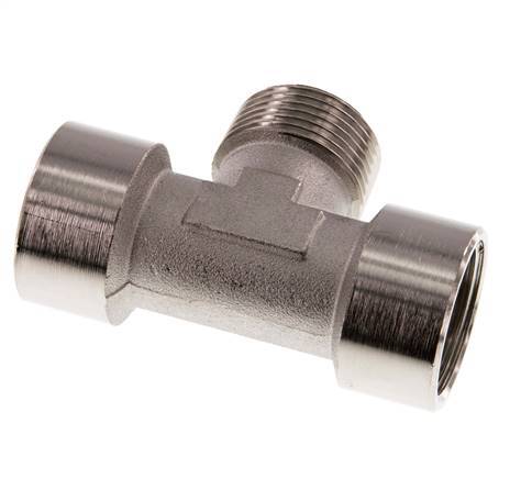 Tee Fitting G1'' Female x R1'' Male Nickel-plated Brass 16bar (224.8psi)