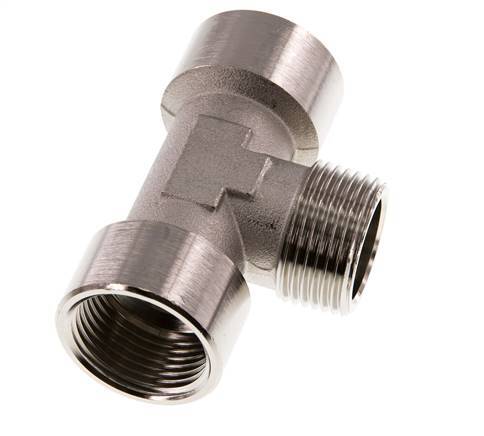 Tee Fitting G1'' Female x R1'' Male Nickel-plated Brass 16bar (224.8psi)