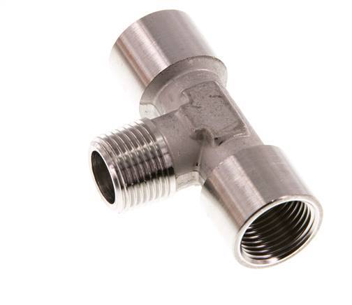 Tee Fitting G3/8'' Female x R3/8'' Male Stainless steel 150bar (2107.5psi)