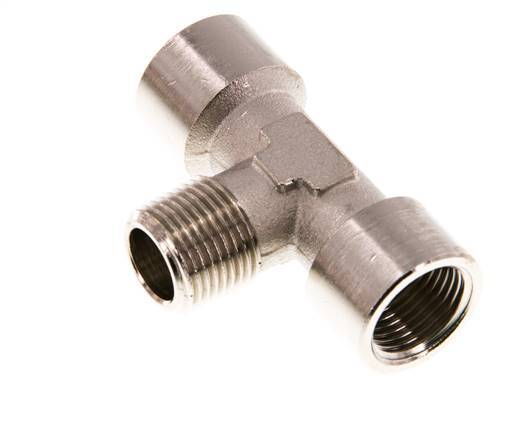 Tee Fitting G3/8'' Female x R3/8'' Male Nickel-plated Brass 16bar (224.8psi)