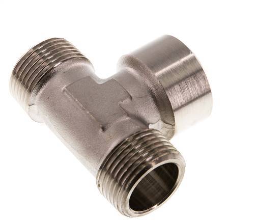 Tee Fitting R1'' Male x G1'' Female Nickel-plated Brass 16bar (224.8psi)