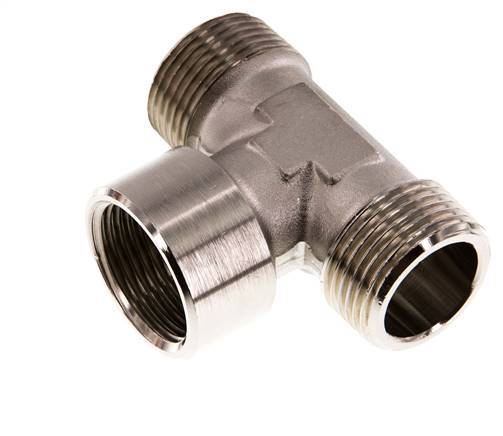 Tee Fitting R1'' Male x G1'' Female Nickel-plated Brass 16bar (224.8psi)