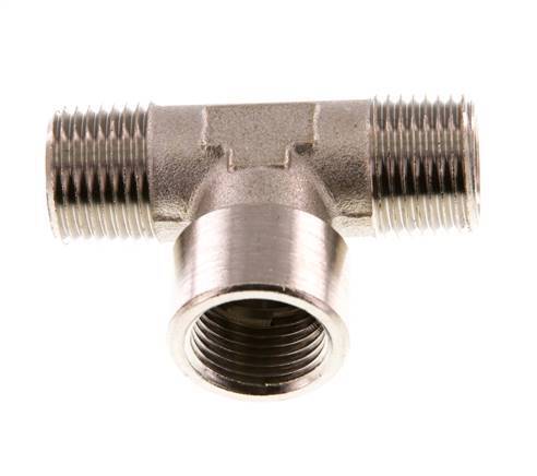 Tee Fitting R1/2'' Male x G1/2'' Female Nickel-plated Brass 16bar (224.8psi)