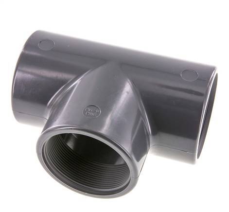 T-Verschraubung Rp2 1/2'' Pvc-u EN 1452-3 16bar (224.8psi)