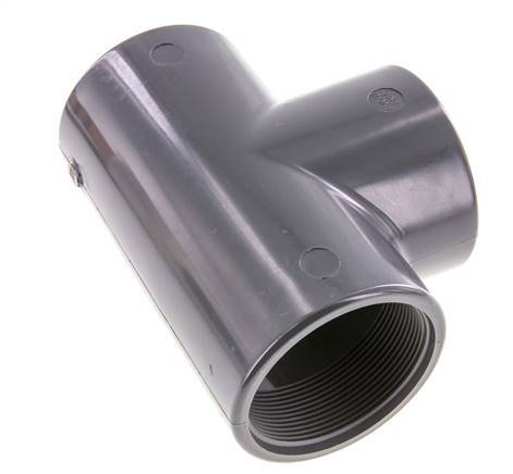 T-Verschraubung Rp2 1/2'' Pvc-u EN 1452-3 16bar (224.8psi)