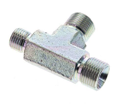 T-Stück G1/4'' x G3/8'' Außengewinde Stahl 325bar (4566.25psi)