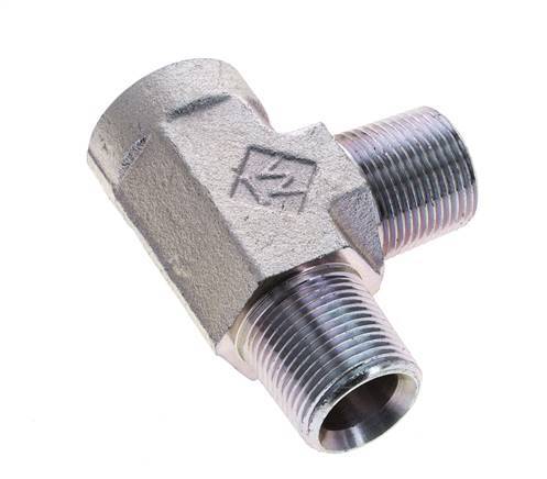 Tee Fitting 3/4'' NPT Female x Male Steel 170bar (2388.5psi)