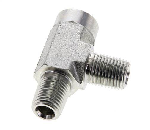 Tee Fitting 1/4'' NPT Female x Male Steel 275bar (3863.75psi)