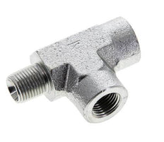 Tee Fitting 1/8'' NPT Male x Female Steel 350bar (4917.5psi)