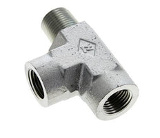 Tee Fitting 1/2'' NPT Male x Female Steel 210bar (2950.5psi)