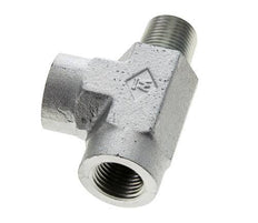 Tee Fitting 1/2'' NPT Male x Female Steel 210bar (2950.5psi)