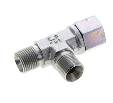 Tee Fitting G3/8'' Male x Female Steel Hydraulic 325bar (4566.25psi)