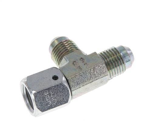 JIC T-Verschraubung UNF 1/2''-20 Innengewinde x Außengewinde Stahl 350bar (4917.5psi)