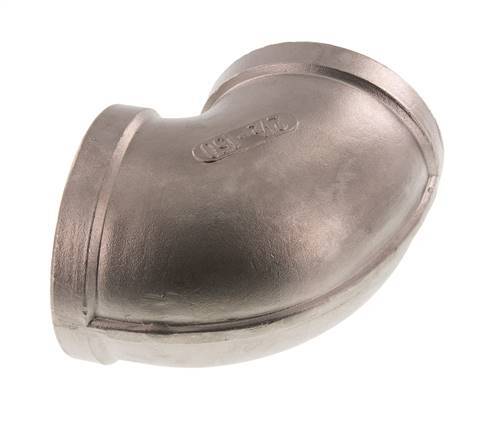 Rp 2 1/2'' Edelstahl 90 Grad Ellenbogen Fitting 16 Bar