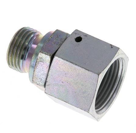 G 3/4'' x G 1/2'' F/M Verzinkter Stahl Reduzieradapter 175 bar - Hydraulisch