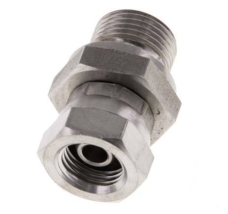 G 1/4'' x G 3/8'' F/M Reduzierstück aus Edelstahl 325 bar - Hydraulisch
