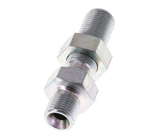 G 1/8'' Verzinktes Stahlschott Doppelnippel 475 Bar - Hydraulisch