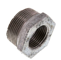 R 1 1/2'' x Rp 1'' M/F Zinc plated Cast iron Reducing Ring 25 Bar [2 Pieces]