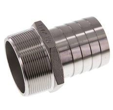 R 2 1/2'' Außengewinde x 60 mm Schlauchanschluss aus Edelstahl 16 bar