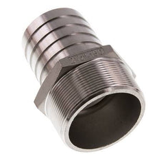 R 2 1/2'' Außengewinde x 60 mm Schlauchanschluss aus Edelstahl 16 bar