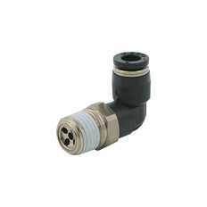 IN R1/8" x OUT 8mm abgewinkelt 1,7mm Blende Rückschlagventil für Abfluss