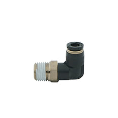 IN R1/8" x OUT 8mm abgewinkelt 1,7mm Blende Rückschlagventil für Abfluss