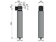 Membrantrockner 1/2'' 610l/min Mutifix