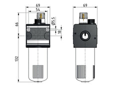 Schmierstoff G1/2'' Metall Multifix 2