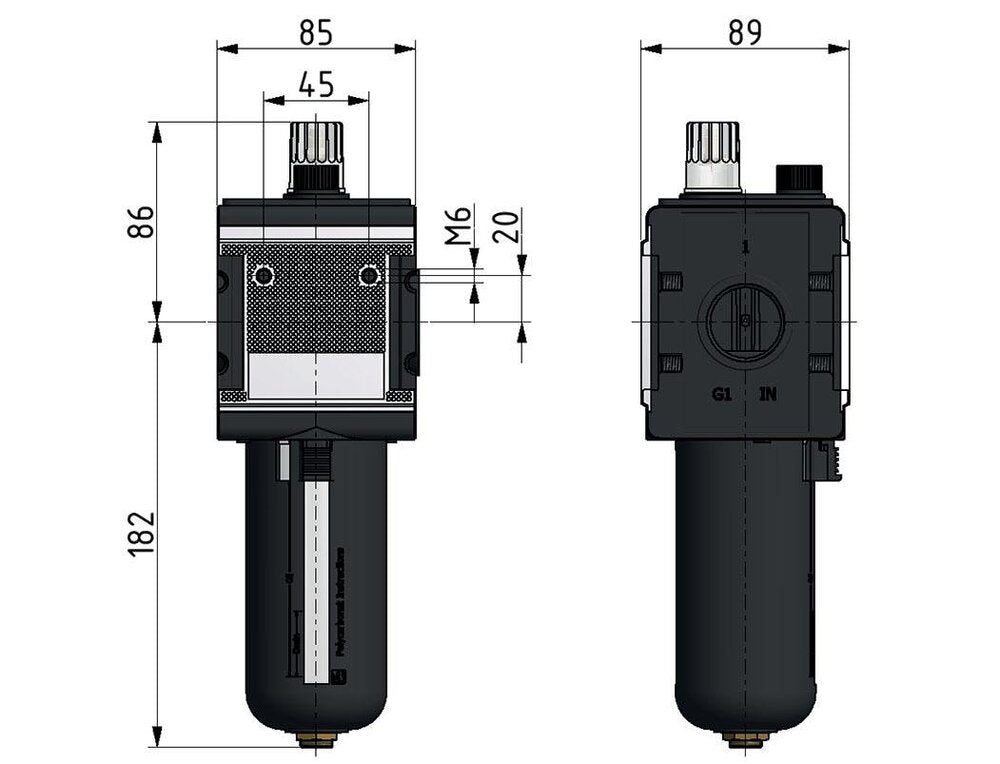 Schmierstoffgeber G3/4'' Multifix 4