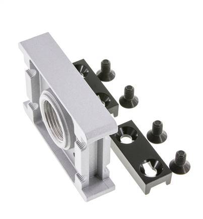 Verbindungsplatte mit Kupplungssatz 1'' Multifix