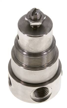 Druckregler G1/4'' 350l/min 0.5-8.0bar/7-116psi Edelstahl Gase Flüssigkeiten