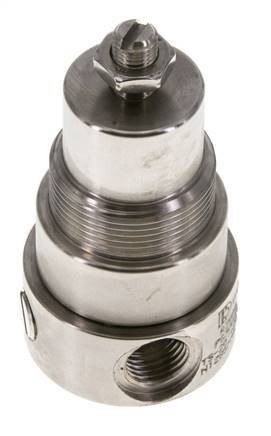 Druckregler G1/4'' 350l/min 0.5-8.0bar/7-116psi Edelstahl Gase Flüssigkeiten