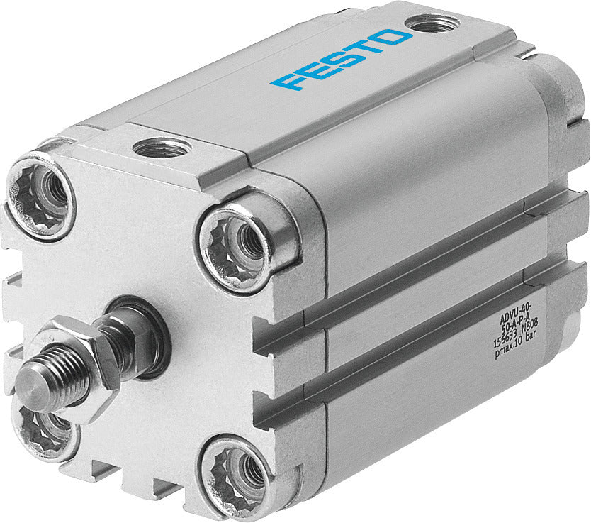 Festo Kompaktzylinder 50mm Bohrung 25mm Hub Doppelt Wirkend - 156639