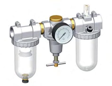 FRL G1'' 3200l/min 0,5-10,0bar/7-145psi Standard 3
