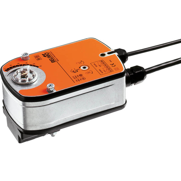 Belimo 3-Wege Kugelhahn DN25 Flansch Kvs26 24VAC/DC Fail-Safe NO 75s 2-Punkt 4Nm IP54 SPDT R7025R-B2/LRF24-S-O