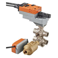 Belimo 6-Wege PI Zonenventil Rp3/4 Kvs4 24VAC/DC BACnet/Modbus/MP-Bus 0-10/2-10V IP40 C620QPT-G+BAC