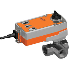 Belimo 3-Wege Kugelhahn Rp1-1/4 Kvs15 24VAC/DC Fail-Safe NO 75s 2-Punkt 10Nm IP54 SPDT R3032-BL3/NRF24A-S2-O